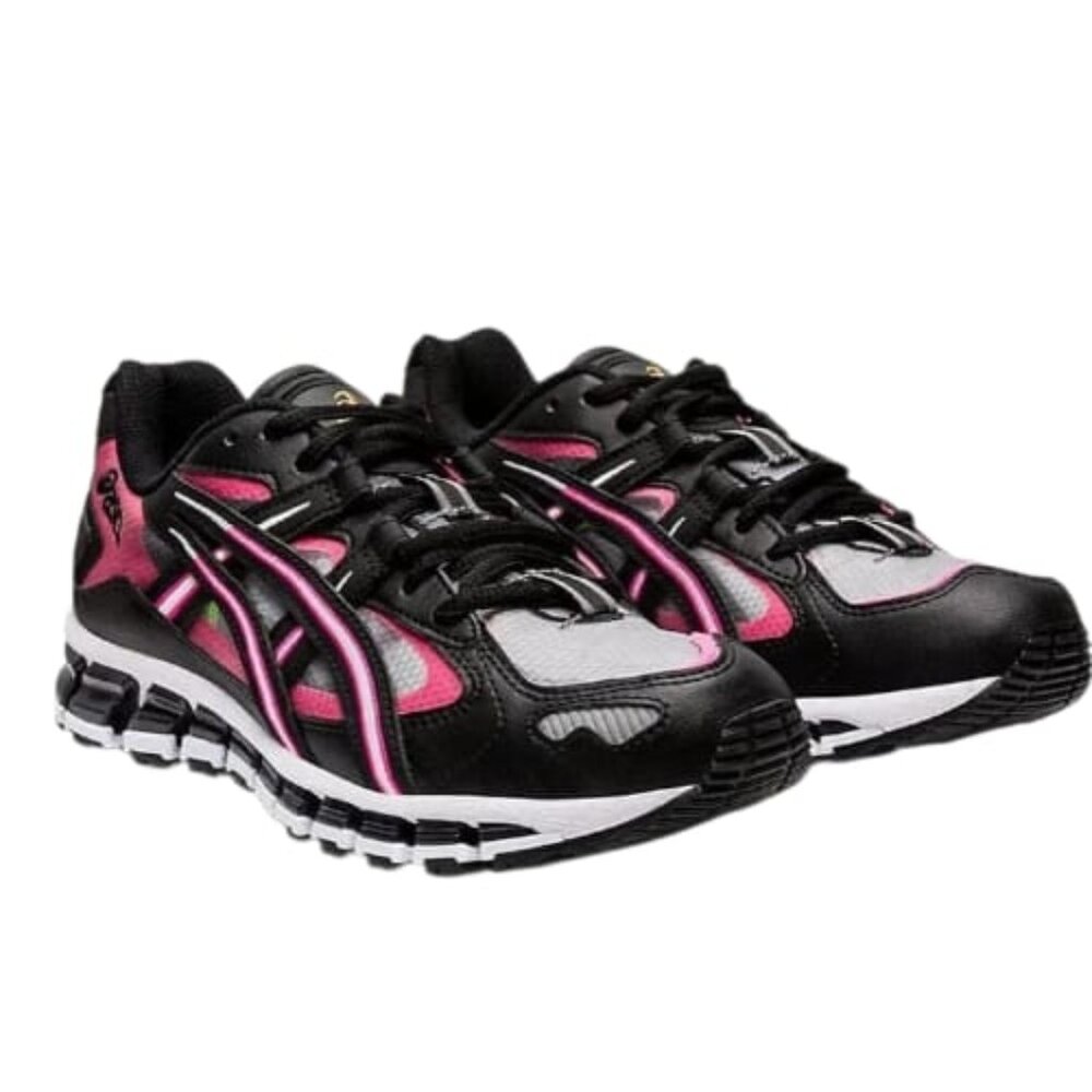 ASICS Women's GEL-Kayano 5 360 Running Shoes BLACK/HOT PINK, Size 11